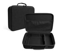 Funda de transporte para Ecovacs Mini para robot Winbot, caja de almacenamiento portátil de EVA con doble cremallera y asa, a prueba de golpes, para herramientas de robot de limpieza de vidrio (negro)