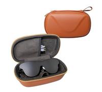 Funda de transporte para gafas AR, adecuada para RayNeo para XREAL para INMO para Xiaomi, bolsa portátil a prueba de golpes con divisor extraíble, funda protectora rígida de EVA, Brown, Funda de