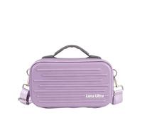 Funda de transporte para Insta 360 Luna Ultra, a prueba de golpes, resistente a salpicaduras, organizador de viaje con inserto de espuma personalizado y correa de hombro ajustable, Purple, /