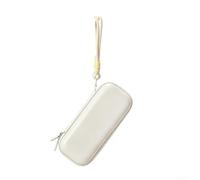 Funda de transporte, para Insta360 Luna Ul-tra impermeable portátil PU bolsa de almacenamiento a prueba de golpes funda de viaje protectora para accesorios de cámara de proyector (blanco)