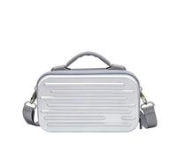Funda de transporte para Insta360 Luna Ultra, organizador de viaje resistente a golpes y salpicaduras con inserto de espuma personalizado y correa de hombro ajustable, Plateado, Simple