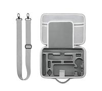 Funda de transporte para Insta360 X5 - Bolsa de viaje de poliuretano de doble capa resistente al agua con forro de licra para mango Bullet Time, palo selfie y correa para el pecho, funda protectora de