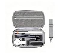 Funda de transporte para Insta360 X6 Essentials, bolsa de almacenamiento portátil de poliuretano rígida, protector de viaje con correa para el hombro para accesorios de cámara Insta 360 X6, Gray
