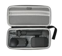 Funda de transporte para Insta360 X6, funda de viaje portátil rígida protectora bolsa de transporte impermeable para cámara Insta360 X6, tapa de lente, palo selfie y organizador de cargador de batería