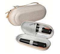 Funda de transporte para JBL PartyBox Encore 2, funda rígida de doble micrófono, bolsa de almacenamiento portátil de viaje, diseño a prueba de golpes, funda protectora y asa, color gris
