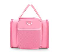 Funda de transporte para Little Tikes Story Dream Machine con bolsillos visibles, organizador de juguetes de viaje con correa y compartimentos, resistente al agua, bolsa de transporte, Pink, Bolsa