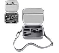 Funda de transporte para Osmo Mobile 7/7P, bolsa de hombro portátil de piel sintética para DJI Osmo Mobile 7/7P, estabilizador de cardán, estuche de almacenamiento de viaje, accesorios, gris, Funda de