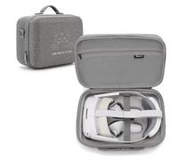 Funda de transporte para Pico 4 Ultra, bolsa de hombro de almacenamiento portátil, funda rígida protectora para auriculares Pico4 Ultra VR, controlador y accesorios, Gray, Sencillo