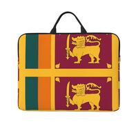 Funda de transporte para portátil con estampado de bandera de Sri Lanka, funda para laptop, bolsa de computadora, funda para computadora de viaje para 35.5 cm