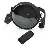 Funda de transporte para reproductor de CD con correa ajustable para el hombro, banda de cintura y ventana de visualización transparente para reproductores de CD de 6 pulgadas, ajuste fiable