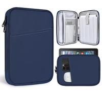 Funda de Transporte para Tablet de 8 Pulgadas para Amazon Kindle Fire 8/Fire 8 Plus, Samsung Galaxy Tab A9/A7 Lite/A, iPad Mini 7 6 5 4 3 2 1, Lenovo Tab M9 M8 Bolsa Protectora (Azul)