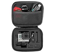 Funda de transporte pequeña de EVA compatible con cámaras de acción GoPro Hero 13 12 11 9 8/AKASO EK7000 Brave 4 Brave 7/DJI Osmo Action 5 Pro/ODDV/APEXCAM/Pro Xtreme