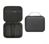Funda de transporte portátil impermeable para DJI Avata 360, elegante bolsa de viaje de piel sintética con espacio organizado, ideal para compañeros de viaje (negro)