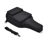 Funda de transporte portátil para controlador de guitarra inalámbrico PDP Riffmaster, bolsa de almacenamiento de viaje, correa ajustable con bolsillos, NEGRO, De mano, hombro único, cruzado