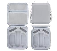 Funda de transporte portátil para DJI Neo2 Fly More Combo Accesorios, almacenamiento portátil EVA bolsa de protección dura de viaje para DJI Neo2, 2 baterías, accesorios de cubo de carga, gris, Funda