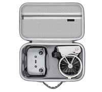 Funda de transporte portátil para dron con tapa para DJI Flip Drone, compatible con control remoto RC 2/RC-N3, organizador inteligente de accesorios de batería de vuelo, gris, Funda de transporte para