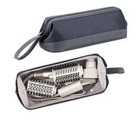 Funda de transporte portátil para Dyson Airwrap Styler/Shark Flexstyle y secador de pelo supersónico, impermeable, antiarañazos, a prueba de polvo, bolsa de almacenamiento organizadora (gris oscuro)