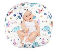 Funda de tumbona para recién nacido, bonita funda extraíble de dinosaurio, ultra suave, cómoda, funda extraíble para almohada de tumbona infantil (más grande no incluida)