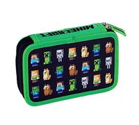 Funda de un Solo lápiz sin Equipo, 2 Solapas, MINECRAFT