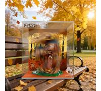 Funda de uso profesional para Lego 21318 Treehouse - Caja transparente acrílica de 3 mm con protección UV, solución de almacenamiento a prueba de polvo para modelos coleccionables, ideal como regalo