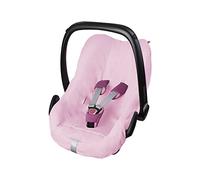 Funda de verano ByBoom universal, 100% algodón, para portabebés, por ejemploSilla de coche para bebé CabrioFix de Maxi Cosi, diseñada en Alemania, color rosa