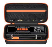 Funda de viaje compatible con inflador de neumáticos Hajomel compresor de aire portátil de 10000 mAh, 4 bombas de aire rápidas para neumáticos de coche, 150 PSI, organizador de almacenamiento para