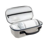 Funda de viaje compatible con proyector TheFreestyle de EVA rígida, bolsa de almacenamiento portátil, compartimentos personalizables, malla con cremallera, acolchado protector a prueba de golpes, asa