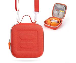 Funda de viaje con protección EVA y correa ajustable para Yoto Mini edición 2024 Seguridad y portabilidad para accesorios de audio (naranja)