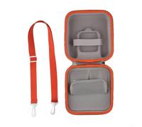 Funda de viaje de EVA para Yoto para Mini edición 2024, bolsa de almacenamiento portátil con correa de hombro ajustable para reproductor y accesorios (naranja)