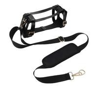 Funda de viaje de poliuretano para altavoz Marshall Middleton, carcasa rígida protectora con correa para el hombro, bolsa de transporte compacta de 19 x 16 x 6 cm, color negro