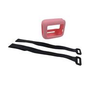 Funda de Viaje de Silicona con mosquetón para JBL GO4 Altavoz portátil, Funda Protectora a Prueba de Golpes para JBL GO4 (Rosa)