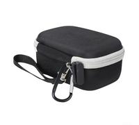 Funda de viaje para altavoz JBL Go 5, bolsa de almacenamiento portátil de EVA con elegante protección, bolsa de transporte rígida organizadora compacta (negro y gris)