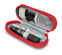 Funda de Viaje para Cepillo de Dientes Compatible con Philips Sonicare DailyClean 1100, ProtectiveClean 4100/5100/6100/6500, Sonicare ExpertClean 7500 y más. (Solo cese). Rojo