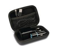 Funda de Viaje para Enchufe de Carga de 230 V, Enchufe de Carga de 12 V, Cable de Datos y Cable de Carga