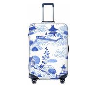 Funda de Viaje para Equipaje Funda Protectora for Maletas con diseño de Grafiti arquitectónico de 18 a 32 Pulgadas.(XL)