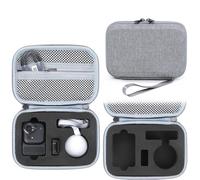 Funda de viaje para Insta360 GO Ultra, bolsa de transporte portátil organizadora para GO Ultra Standard Bundle EVA caja protectora a prueba de golpes, Gris, Estuche de viaje para Insta360 GO Ultra