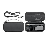 Funda de viaje para Insta360 X6, bolsa de almacenamiento portátil a prueba de golpes, funda protectora dura con correa para palo selfie de 114 cm, funda de carga, accesorios de cámara de acción, Black