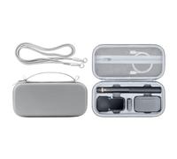 Funda de viaje para Insta360 X6, bolsa de almacenamiento portátil a prueba de golpes, funda protectora dura con correa para palo selfie de 114 cm, funda de carga, accesorios de cámara de acción, Gray