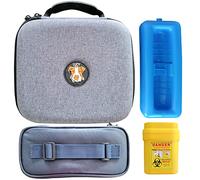 Funda de viaje para perros con enfriador de insulina - Lleva a tu perro diabético a cualquier lugar con esta bolsa de viaje todo en uno para perros - Incluye suministros para diabéticos - Funda de