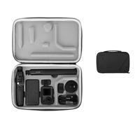 Funda de viaje portátil para cámara de acción DJI OSMO 5 Pro/4/3, bolsa combinada estándar, bolsa combinada de aventura, a prueba de golpes, a prueba de arañazos, piel sintética, material EVA, (negro