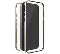 FUNDA DE VIDRIO 360° APPLE IPHONE 14 DORADA