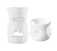 Funda de vidrio para botella de leche, nuestra funda para botella de leche está hecha de materiales aptos para alimentos y proporciona una buena protección para la leche de su hijo Funda de silicona p