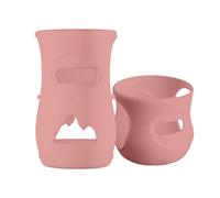 Funda de vidrio para botella de leche, nuestra funda para botella de leche está hecha de materiales aptos para alimentos y proporciona una buena protección para la leche de su hijo Funda de silicona p