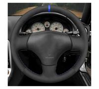 Funda De Volante Ante Negro Trenzado para Mazda para MX-5 para MX5 para Miata NB 1998-2005 para RX-7 1999-2002 Accesorios para Coche Funda Volante Coche