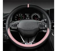 Funda de Volante calefactable Fundas para Volante Coche 38cm para i30 para Creta para Tucson para ix35 para Elantra para Santa Fe para Kona para i40 para Palisade Accesorios(Pink O Shape)