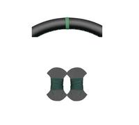 Funda de Volante calefactable Protector de Gamuza sintética para Volante de Coche, para Mini para Countryman U25 Hatchback Hatch Hardtop Electric Hatch F66 2024-2025(Dark Green Marker)