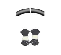 Funda de Volante calefactable Protector de Gamuza sintética para Volante de Coche, para Mini para Countryman U25 Hatchback Hatch Hardtop Electric Hatch F66 2024-2025(White Marker)