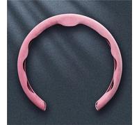 Funda de Volante calefactable Protector Gamuza 5D para Volante Coche 15 Pulgadas 38cm Antideslizante Transpirable Accesorios universales para Coche para para Toyota(Pink)