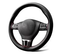Funda de volante cosida a mano para VW Multivan T5 2010-2015, protector de volante de cuero, antideslizante