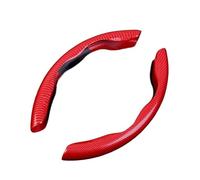 Funda De Volante De Coche Funda Volante Fibra Carbono Antideslizante para Suzuki para Vitara para Baleno para Alto para Samurai para Ciaz(Red)